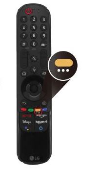 Click the Yellow button to record on LG Smart TV